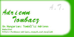 adrienn tombacz business card